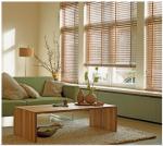 Cortinas persianas madera natural 